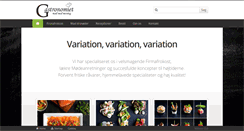 Desktop Screenshot of gastronomiet.dk